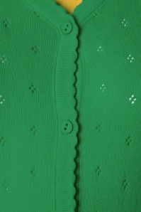 Tante Betsy - 60s Shorty Cardigan in Green 3