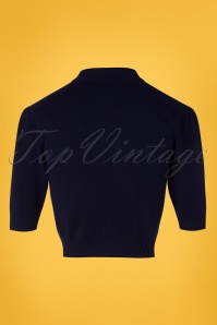 Collectif Clothing - Shirley trui in marineblauw 2