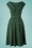 Miss Candyfloss - 50s Arista Gia Swing Dress in Forest Green 3
