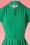 Miss Candyfloss - 50s Aemela Ivy Swing Dress in Emerald Green 3