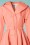 Miss Candyfloss 28660 Trenchcoat in Coral Pink 20190313 015V