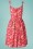 Bunny - 50s Gin Fizz Dress in Coral Pink 5