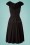 Miss Candyfloss - 50s Merryweather Polka Dot Swing Dress in Black 5