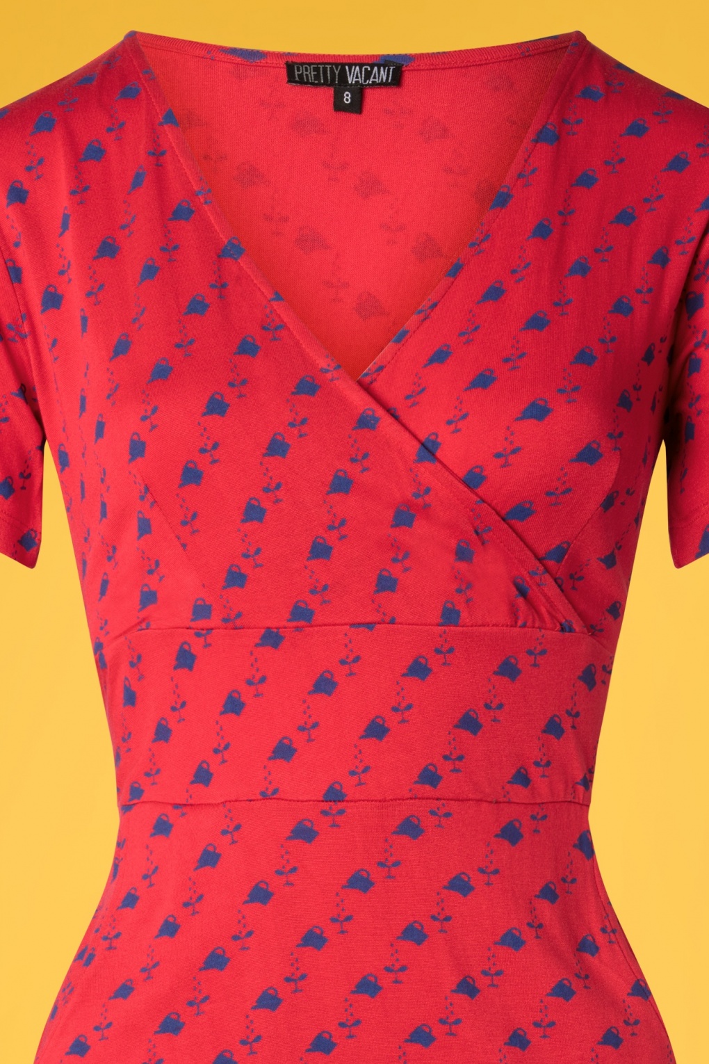 60s Lily Watercan Dress in Red