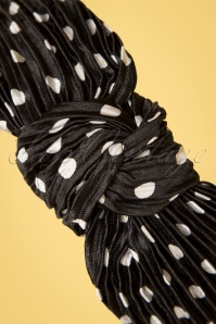 Banned Retro - 50s Wanita Polka Dot Hairband in Black 2