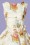 Victory Parade - TopVintage Exclusive ~ 50s Sissy Chinese Cat Dress in Cream 4