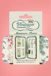 The Vintage Cosmetic Company - Floral Manicure Purse 2