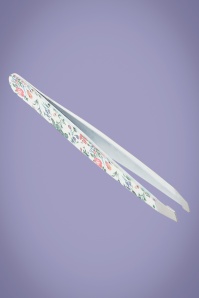 The Vintage Cosmetic Company - Slanted Tweezers à Motif Floral 2