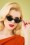 Collectif Clothing - 50 Lucille Cateye Sunglasses in Black 3