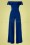 Wild Pony - 70s Hedi Jumpsuit in Royal Blue 2