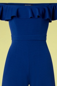 Wild Pony - 70s Hedi Jumpsuit in Royal Blue 3