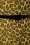 Vintage Chic for Topvintage - Therrie Leopard Pencil Dress Années 50 en Jaune Moutarde 5
