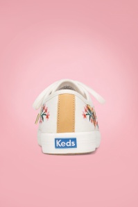 Keds - Rosalie Kickstart Sneakers mit Blumenmuster in Creme 5