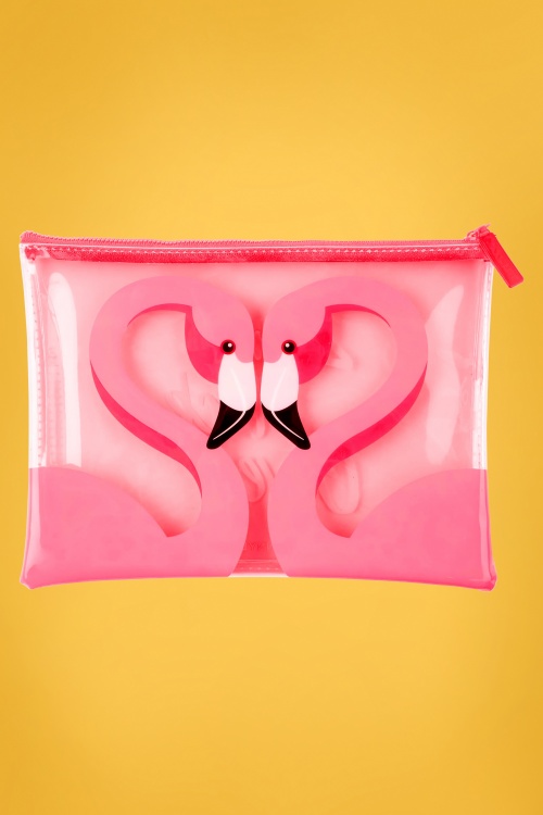 Sunny Life - Flamingo See Thru Pouch Années 60 