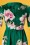 Wild Pony - Antonia Midi-jurk met bloemen in groen 3