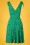 Vintage Chic for Topvintage - 50s Grecian Floral Dress in Emerald Green 3