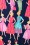 Lien & Giel - Dee Dolls Swing Dress Années 50 en Bleu Marine 3