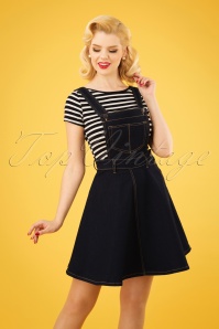 50s pinafore dress