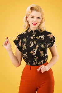 Vintage Chic for Topvintage - Maggie Top in Black