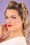 Lovely - Elisabeth Crystal Round Stone Earrings Années 30 en Argenté 2