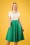 Miss Candyfloss 28656 Swing Skirt in Green 20190220 1W