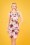 Paper Dolls - Mel Floral Pencil Dress Années 50 en Rose