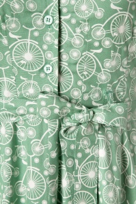 Circus - 60s Penny Dress in Vintage Green 3