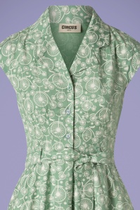 Circus - Penny-jurk in vintage groen 2