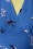 Circus - Swallow Floral Swing Dress Années 50 en Bleu Nuit 4