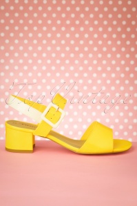 Tamaris - 60s Trina Sandals in Sunshine Yellow 4