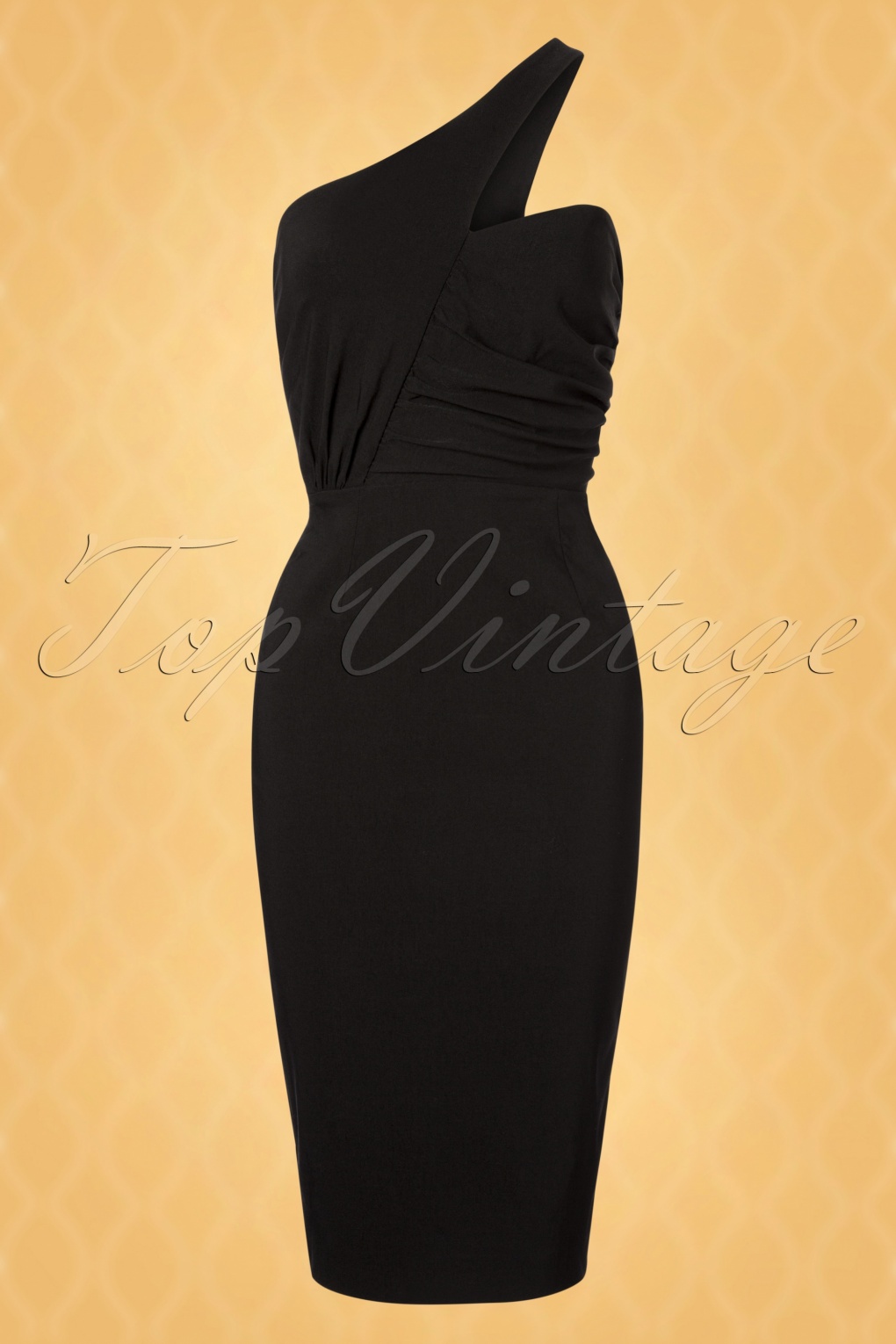 The Eva Pencil Dress in Black