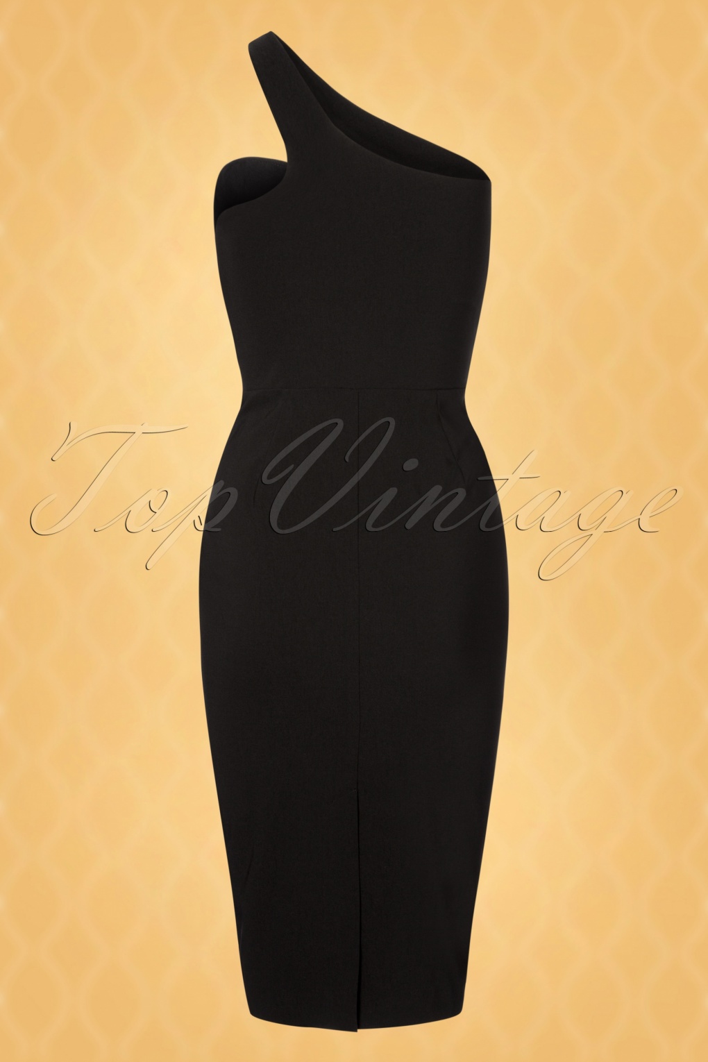 The Eva Pencil Dress in Black