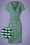 Bakery Ladies - 60s Eye Wrap Dress in Bottle Green