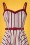 Collectif Clothing - 50s Nova Candy Stripe Swing Dress in Multi 4