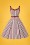 Collectif Clothing - 50s Nova Candy Stripe Swing Dress in Multi 3