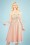 Collectif Clothing - Hillary Blossom Flower Swing-Kleid für besondere Anlässe in Rosa 2