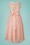Collectif Clothing - Hillary Blossom Flower Occasion Swing Dress Années 50 en Rose  7