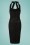 Collectif Clothing - Wanda Pencil Dress Années 50 en Noir 5