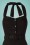 Collectif Clothing - Wanda Pencil Dress Années 50 en Noir 3