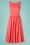 Collectif Clothing - 50s Nia Swing Dress in Peach 2