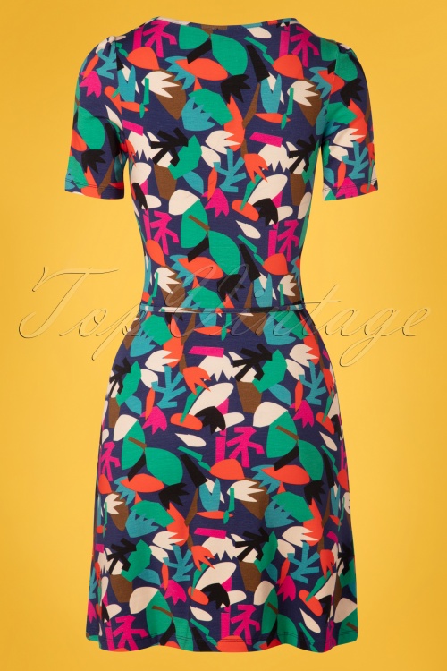 Wow To Go! - Britt Papercut A-Linien-Kleid in Multi 5