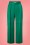 Closet London - 70s Robyn Pleated Trousers in Emerald Green