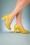 La Veintinueve - Penelope Mary Jane pumps in geel 4