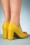 La Veintinueve - Penelope Mary Jane pumps in geel 5