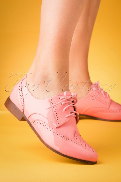 Yull Shoes 27619 Brighton Coral Shoes Pink Flats 20190321 012w