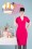 Vintage Diva  - The Regina Pencil Dress in Hot Pink 7