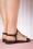 Lola Ramona - 60s Penny Wicked Sandals in Black and White 5