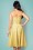 Vixen - 50s Emily Swing Skirt in Cherry Stripe Yellow 3
