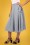 Vixen - 50s Elizabeth Gingham Swing Skirt in Black and White 2