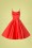 Tailor & Twirl by Tatyana - 50s Peggy Swing Dress Années 50 en Orange Fiesta 2